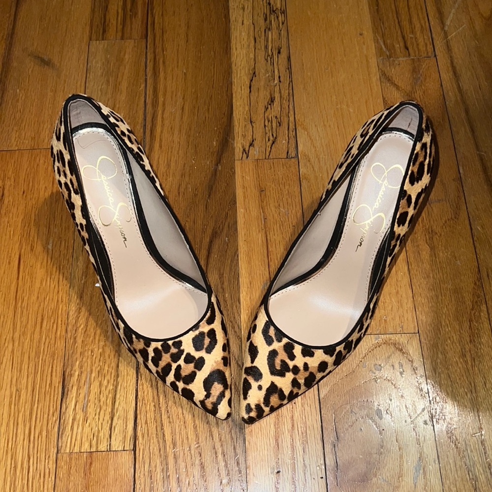 Jessica Simpson Leopard Heels